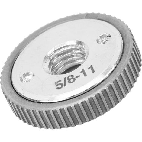 Disque de fixation pour meuleuse, filetage 5/8-11, écrou de verrouillage à libération rapide, accessoire pour polisseuse, argent, engrenage (1/5)