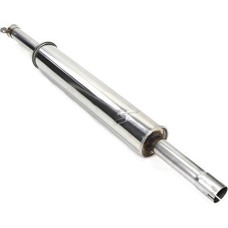 Silenziatore 1128mm 3029104M1 4,8kg MF3 C-3603P (dritto) acciaio inox (1/3)