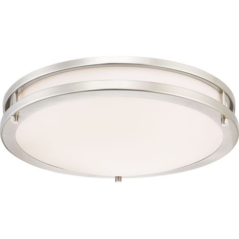 Plafonnier Lampe LED Variable Lauderdale Nickel 40 cm