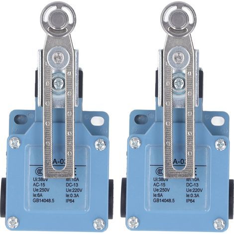 Mikroverfahrweg für CNC-Fräse, Momentan-Endschalter, verstellbare Rolle, 3D-Drucker, Plasmaschneider 250 V 220 V, 2 Stück (1/5)