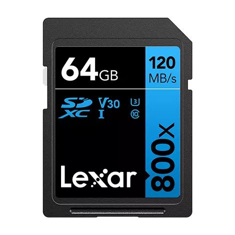 Carte mémoire LEXAR SDXC PRO BLUE 64 G V 30 (1/3)