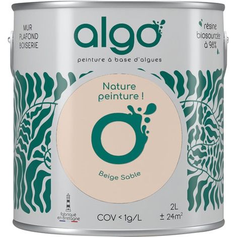 Peinture écologique 2 L Beige Sable - Algo