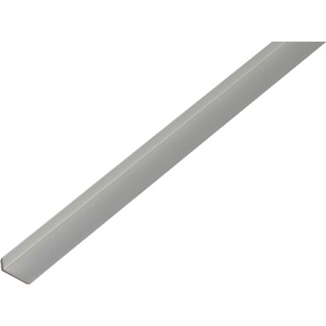 ALBERTS Kantenschutzprofil, abgeschrägt,Alu silber elox.,LxBxHxS 1000 x 19,6 x 8,6 x 1,6 mm (1/3)