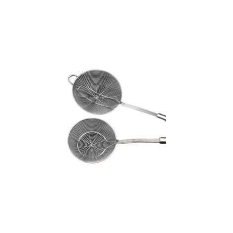 Lot de 2 passoires en acier inoxydable à maille fine, avec et sans crochet, cuisine – Ø 18 cm (1/5)