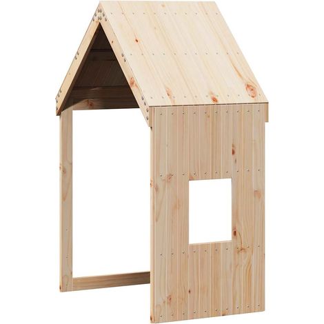 Toit de lit pour enfants 60x89x134,5 cm bois de pin massif (1/5)