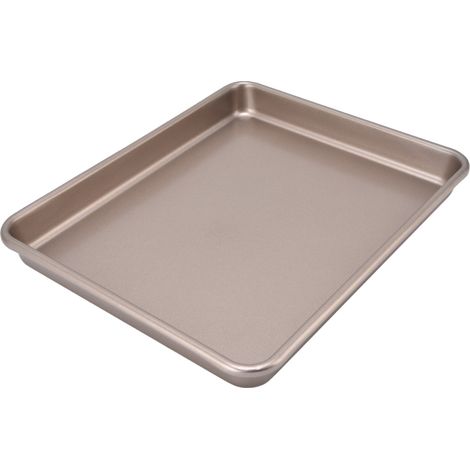 Plaque de cuisson antiadhésive en acier au carbone de qualité alimentaire, cuisson uniforme, épaisseur 0,8 mm, pour usage domestique. Plat peu profond de 11 pouces (33 cm). (1/5)
