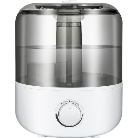 Humidificateur à remplissage par le haut, 3 L, buse à 360°, mini design avec bouton facile à utiliser pour la chambre. (1/4)