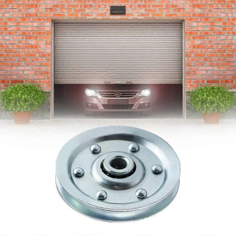 Poulies de porte de garage haute capacité de 200 lb (90 kg) et de 3 pouces (7,6 cm) pour un fonctionnement efficace (1/4)