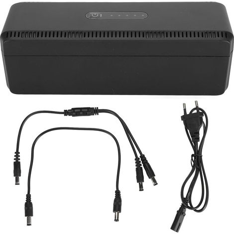 Haofy Double Entrée UPS Battery Backup 10400mAh 5V 9V 12 V 15 V 24 en Aucun Cas L'alimentation électrique pour Le Travail à Domicile (Prise UE). (1/5)