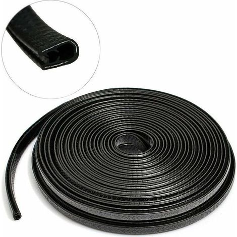 Bande anti-collision 10M Caoutchouc PVC flexible Protection contre rayures et chocs Installation sans colle (1/5)