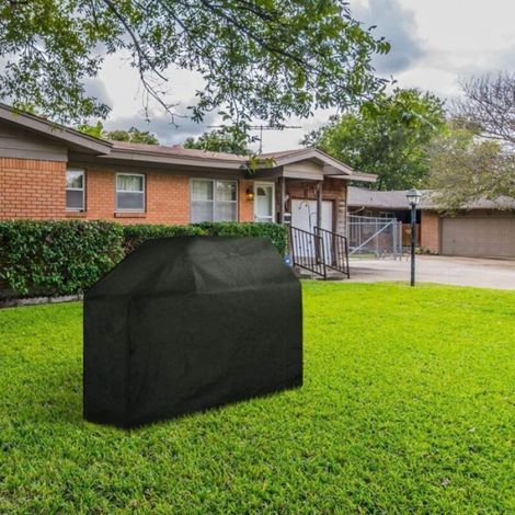 Housse de protection barbecue - Résistante aux UV et à l'eau Matériau polyester durable - Protection extérieur - 145 x 61 x 117 cm (1/4)