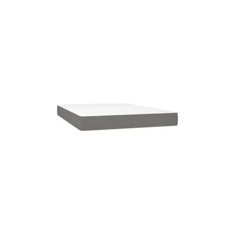 Matelas de lit à ressorts ensachés Gris foncé 140x190x20 (1/5)