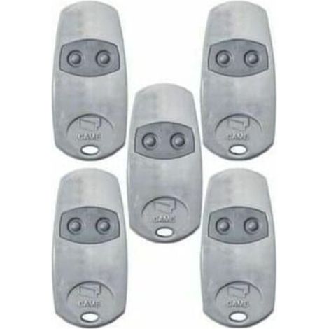 Pack de 5 TOP-432EE Télécommande Motorisation Portail Porte de Garage Compatible CAME TOP-432EE-DOU