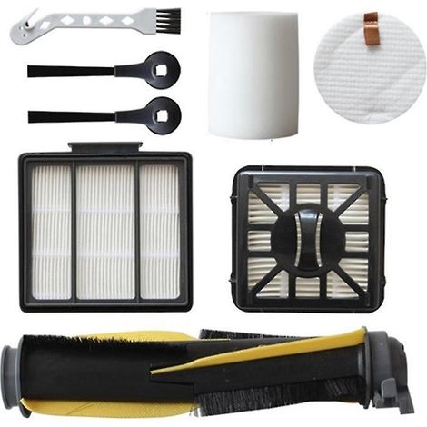Brosse principale et filtres pour aspirateur robot Shark RV1001AE RV1001 (1/4)