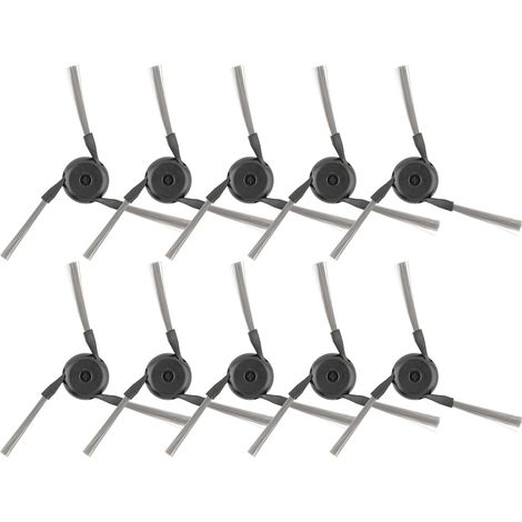(10 Stück) X50 Ultra Ersatz-Seitenbürste – Für Dreame X40 Ultra, L40 Ultra, Mova P50 Ultra, P50 Pro Ultra, P10 Pro Ultra, V50 Ultra, Z50 Ultra, Aqua10 Ultra Roller, Aqua10 Pro Track