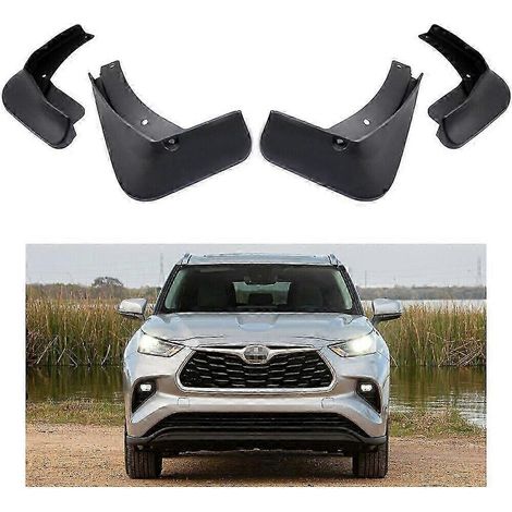 Bavettes garde-boue et pare-boue pour Toyota Highlander 2020, 2021 et 2022