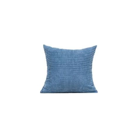 Set mit 2 Kissenbezügen mit Maiskornmuster – Denimblau – Maße 50 × 50 cm (1/5)