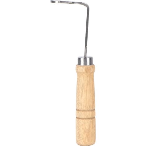 Bienenstockrahmenheber aus Edelstahl mit Holzgriff, Imkerreinigungsschaber, Wartungswerkzeug. (1/5)