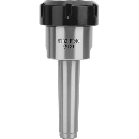 Mandrin de Précision ER40 en Acier 40CR pour Tours CNC, Support MTB3-M12 (1/5)