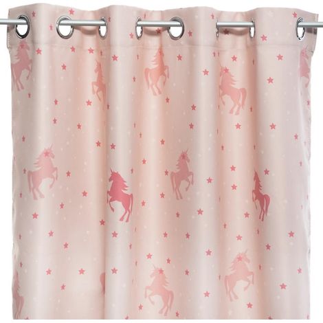 Atmosphera Collection Tenda Oscurante Unicorni Rosa 140x250 cm (1/4)