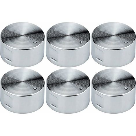 6 pièces 6mm boutons de cuisinière à gaz universel cuisinière four plaque de cuisson interrupteur de commande boutons de commande interrupteur de four boutons de commande de Surface de cuisson (1/4)