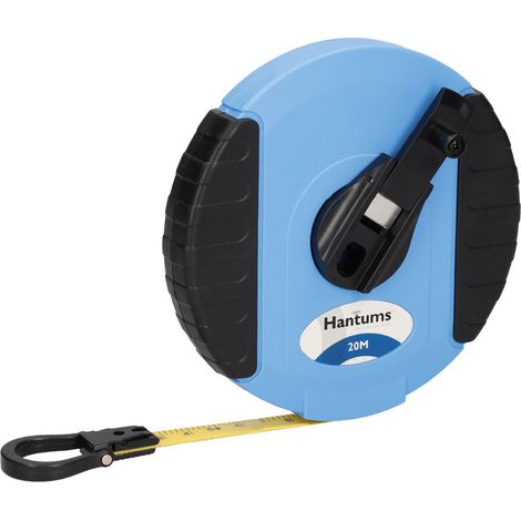 Cinta métrica de fácil recogida 13mm x 20m fabricada en ABS y fibra de vidrio color azul y negro (1/5)