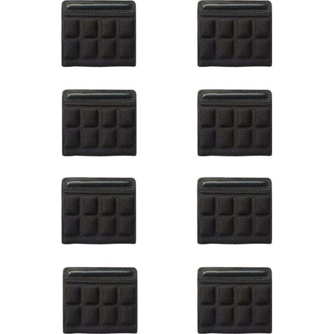 8 almohadillas para la barbilla para cascos de bicicleta y motocicleta, acolchado de espuma suave, transpirable y lavable, almohadillas para la correa de la barbilla para un mejor ajuste. (1/5)