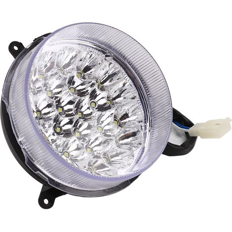 Phare rond à 3 fils DC12V de 4,3 pouces adapté aux karts et VTT de 50cc, 70cc, 90cc, 110cc, 125cc, 150cc et 200cc. (1/5)