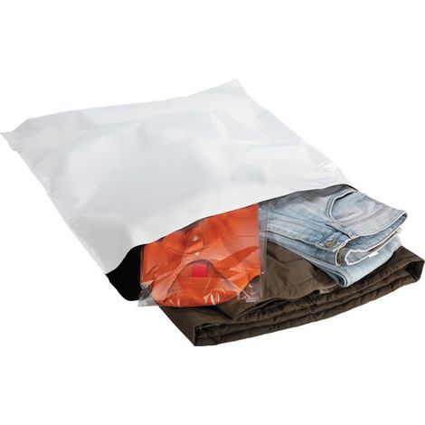 Pochette plastique opaque 80 µ 500 x 460mm - COLIS DE 250 POCHETTES (1/5)