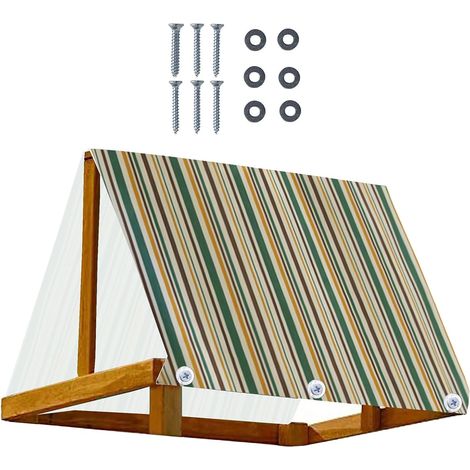 Toldo para parque infantil, toldo de repuesto para casita de juegos, cubierta impermeable y resistente al sol, piezas de equipo robustas, velas de sombra protectoras, ideal para áreas de juego al aire (1/5)
