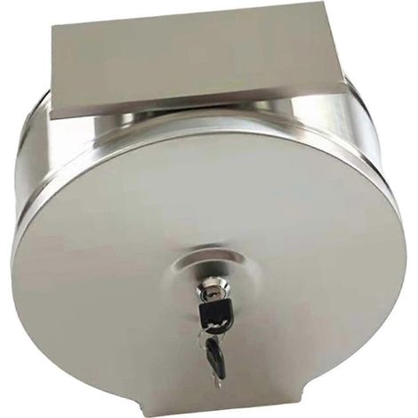Porte-papier toilette à ressort en acier inoxydable avec système de changement de rouleau rapide et antirouille, argenté (1/5)