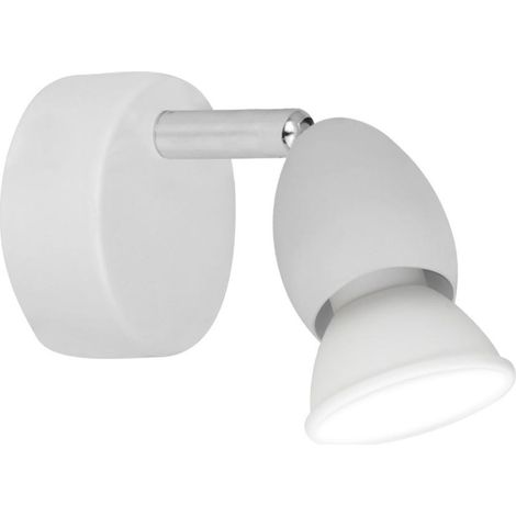Aplique de pared Bala acabado en blanco 10cm(alto) 8cm(ancho) 13cm(largo) (1/2)