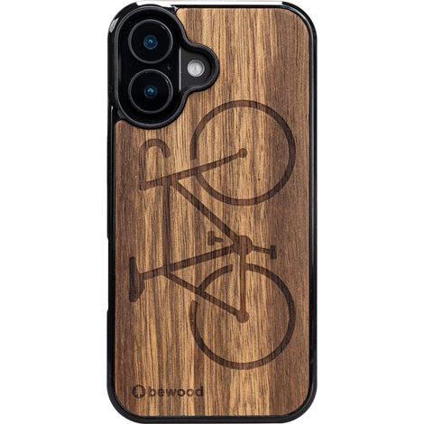 Custodia in legno Bewood per iPhone 16 LIMBA BIKE (1/5)