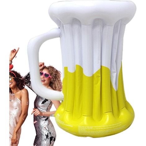 Glacière Gonflable Grandes Décorations De Fête Hawaïennes Portables pour Chope De Bière Gonflable Refroidisseur À Boissons Pour Oktoberfest pour Piscine Plage Jardin Pique-nique Anniver (1/5)