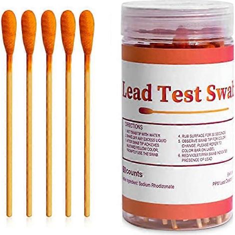 Kit de test de peinture au plomb : 60 écouvillons pour test de plomb (1/5)
