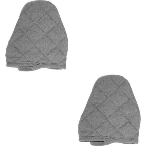 Lot de 2 gants haute température en coton et gel de silice isolés anti-brûlure en forme de poisson pour barbecue pour enfant (1/5)