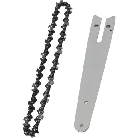 Chaînes de rechange de 15 cm et guide-chaîne de 15 cm pour tronçonneuse électrique - Accessoires de coupe du bois (1/5)
