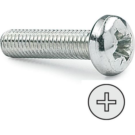 Tornillo Rosca Metrica 7985 04X010Mm Cincado Fontana 500 Pz (1/2)