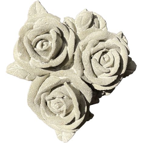 Betonfigur ROSENBOUQUET - handgefertigte Dekoration für Garten und Haus (1/5)