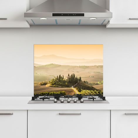 CRÉDENCE CUISINE Paysage - Toscane - Lumière du matin 60x45 cm