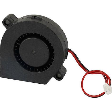 3D-Drucker-Lüfter, 12 V, 5015 Turbogebläse, 2-Pin-Anschluss, hohe Drehzahl, geräuscharmer Kühler (1/5)