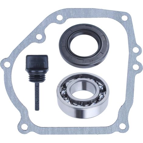Kit joint de boîtier moteur, joint d'huile, roulement et jauge d'huile pour Honda GX160 GX200 5,5HP 6,5HP, Joint de boîtier moteur, joint d'huile, roulement, jauge d'huile (1/5)