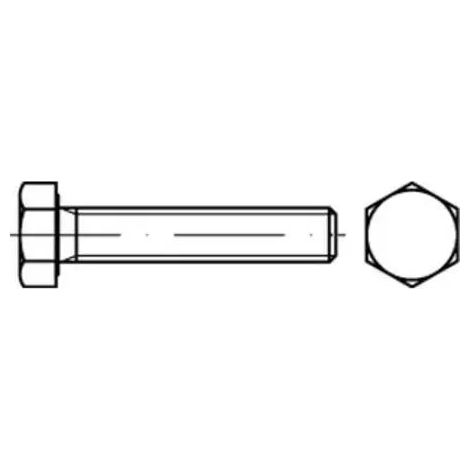 [GEBRAUCHT] B-Ware Reyher Din 933 Sechskantschraube Vg M14x50 Edelstahl A2 70 Blank 50 St.