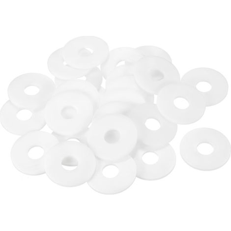 25Pcs Entretoise Plastique M16 Rondelle 16mm ID 50mm OD 3mm Épais (1/5)