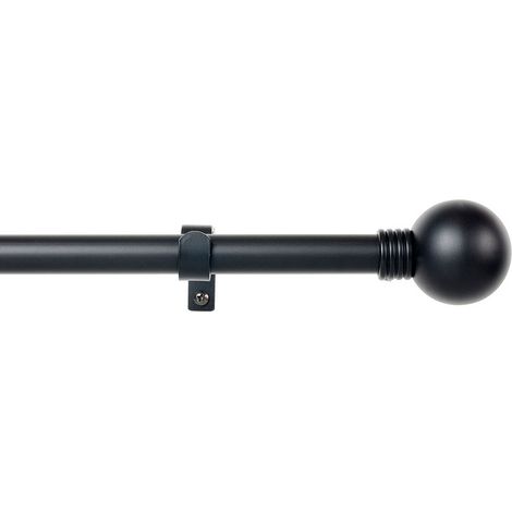 Cintacor Kit de barre de rideau extensible noir 110-200 cm (1/5)