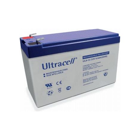 Batterie plomb étanche - Ultracell UL9-12 - 12v 9ah