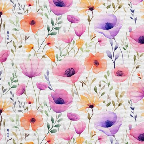 Tela decorativa para exteriores Oxford - Flores - DX2981 (1/5)