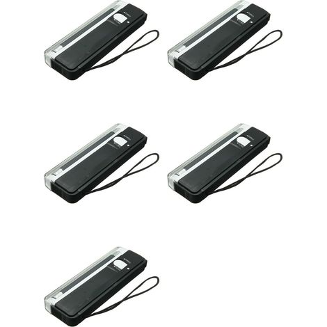 5X Lampe Ultraviolette de Poche Noire Ultra-Violette avec (1/5)