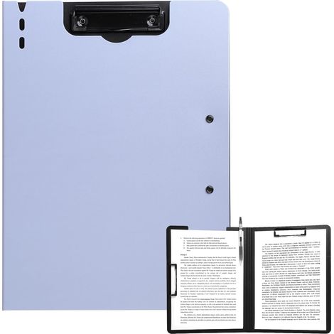 Porte-documents A4, Dossier avec Porte-bloc et Couvercle, iolet (1/5)