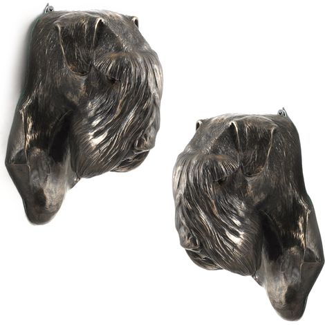 Schnauzer, Schnauzer II - una statuetta di cane, un busto da appendere, una decorazione unica per gli amanti dei cani di Art-Dog (1/5)